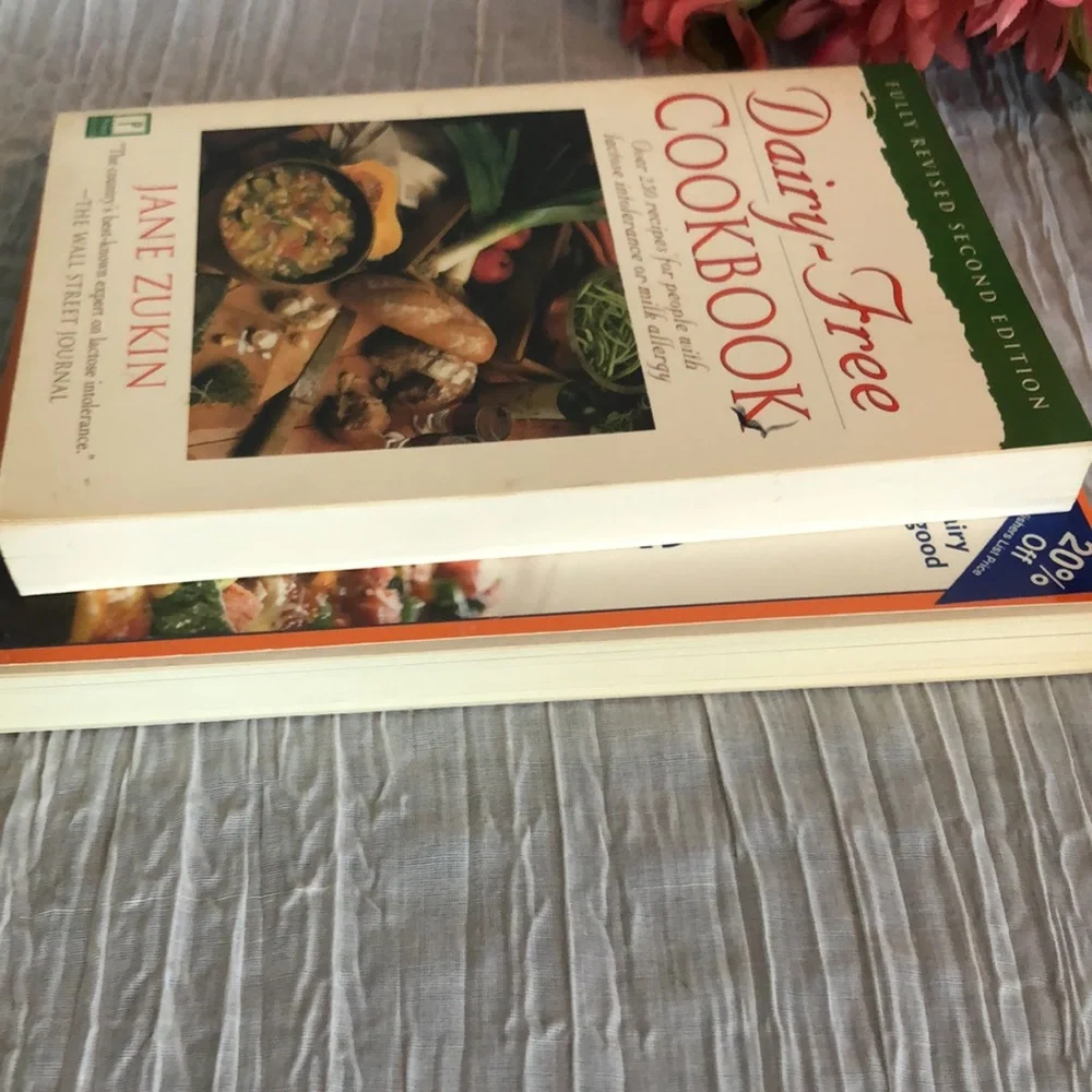 COMPLETE IDIOTS GUIDE TO DAIRY FREE EATING & Dairy Free Cookbook lot of 2 books